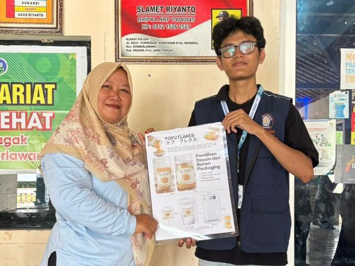 Mahasiswa KKN Reguler UNDIP TIM 1 Tahun 2026 Dorong Pengembangan Produk Pangan Lokal, dan Merancang Desain Packaging Tofu Flakes di Desa Pagak
