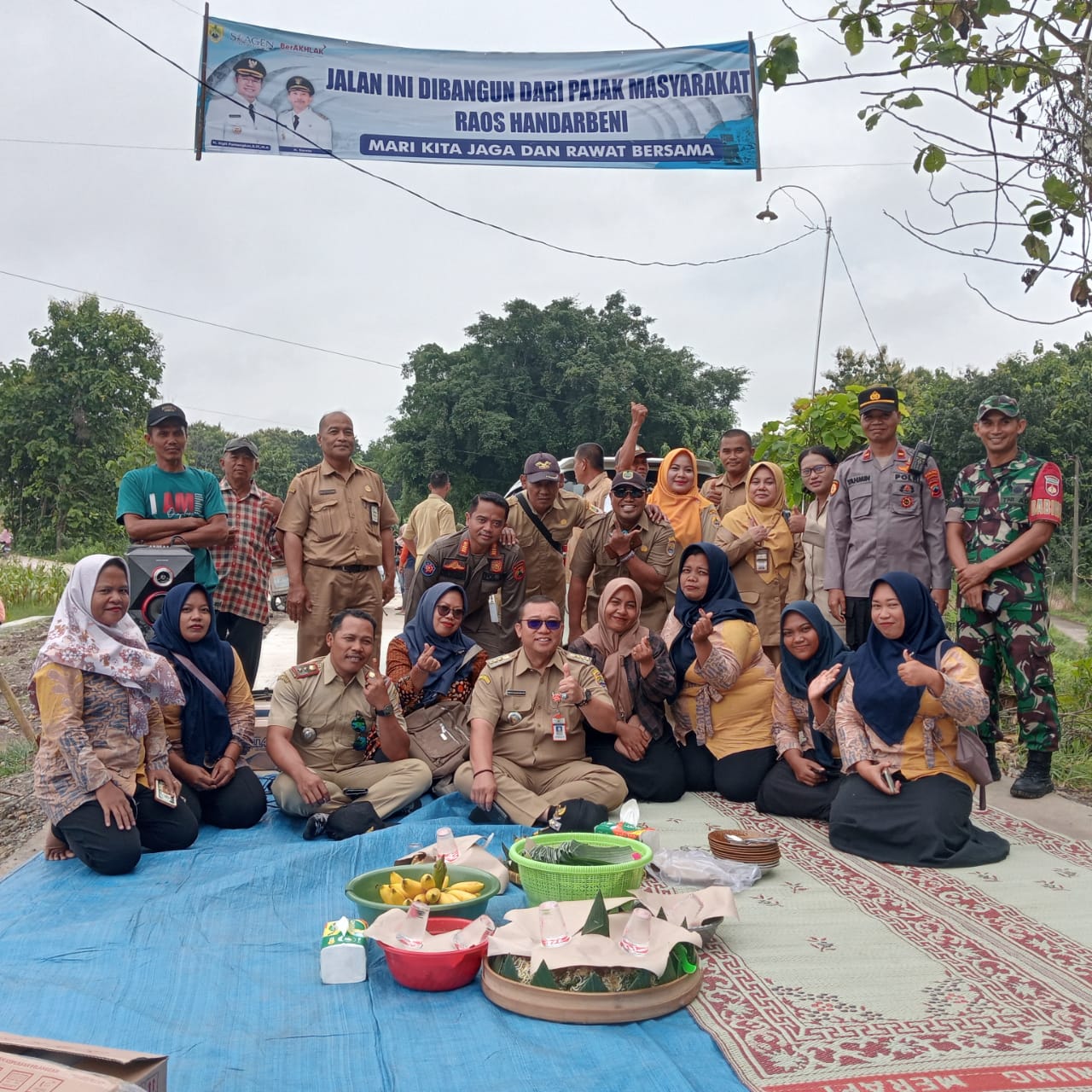 PERESMIAN COR JALAN PAGAK-TLOGOTIRTO